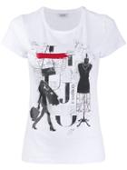 Liu Jo Tabloid Print T-shirt - White