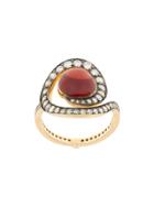 Noor Fares Planet Spiral Ring - Metallic