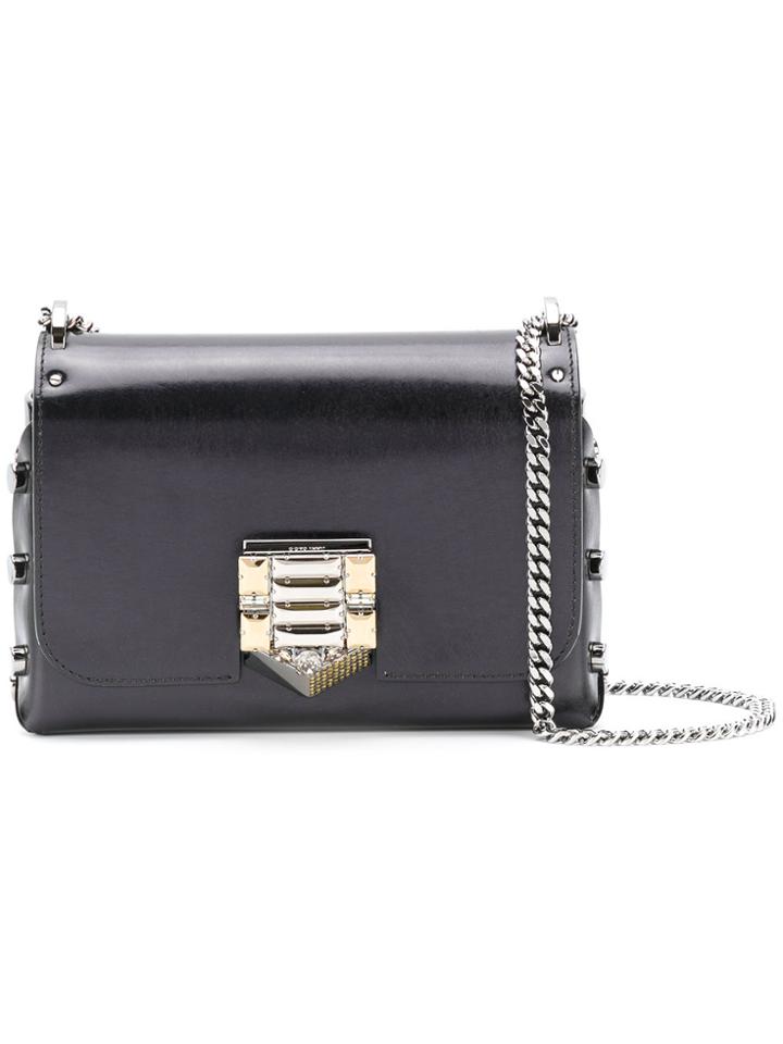 Jimmy Choo Small Lockett Shoulder Bag - Black