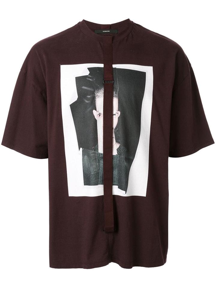 Komakino Strap Detail T-shirt - Purple