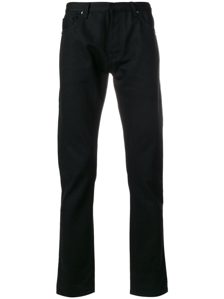 Valentino Rockstud Straight-leg Jeans - Black