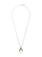 Radà Embellished Pearl Pendant Necklace, Women's, Metallic