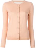 Red Valentino Buttoned Cardigan, Women's, Size: Xs, Pink/purple, Silk/polyamide/cashmere