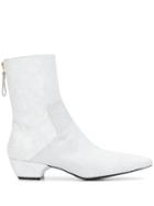 Premiata Mid-calf Zipped Boots - White