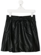 Zadig & Voltaire Kids Sahteene Faux-leather Skirt - Black
