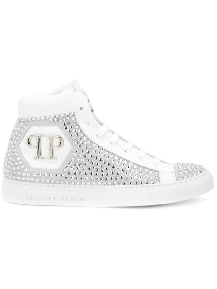 Philipp Plein Embellished Hi-top Sneakers