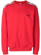 Moschino Logo Crewneck Sweatshirt - Red
