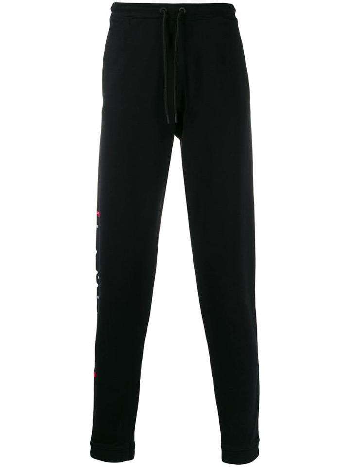 Marcelo Burlon County Of Milan Braille Track Pants - Black