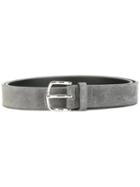Orciani Classic Belt, Men's, Size: 95, Grey, Chamois Leather