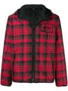 No21 Checked Hooded Jacket - Red