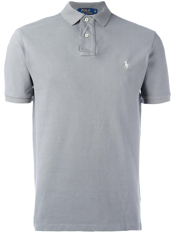 Polo Ralph Lauren Embroidered Logo Polo Shirt, Men's, Size: Xxl, Grey, Cotton