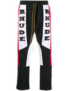 Rhude Appliqué Logo Track Pants - Black