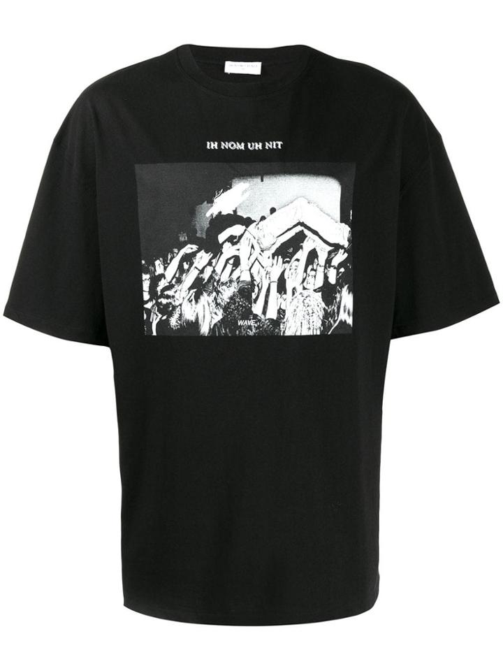 Ih Nom Uh Nit Photo Print T-shirt - Black