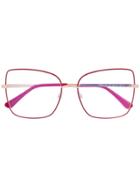 Tom Ford Eyewear Ft5613b Butterfly-frame Glasses - Gold