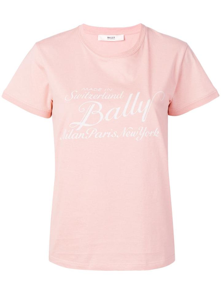 Bally Archive Label Print T-shirt - Multicolour