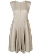 Pleats Please By Issey Miyake Pleated Dress - Green
