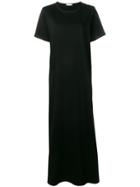 The Row Long Jersey Dress - Black
