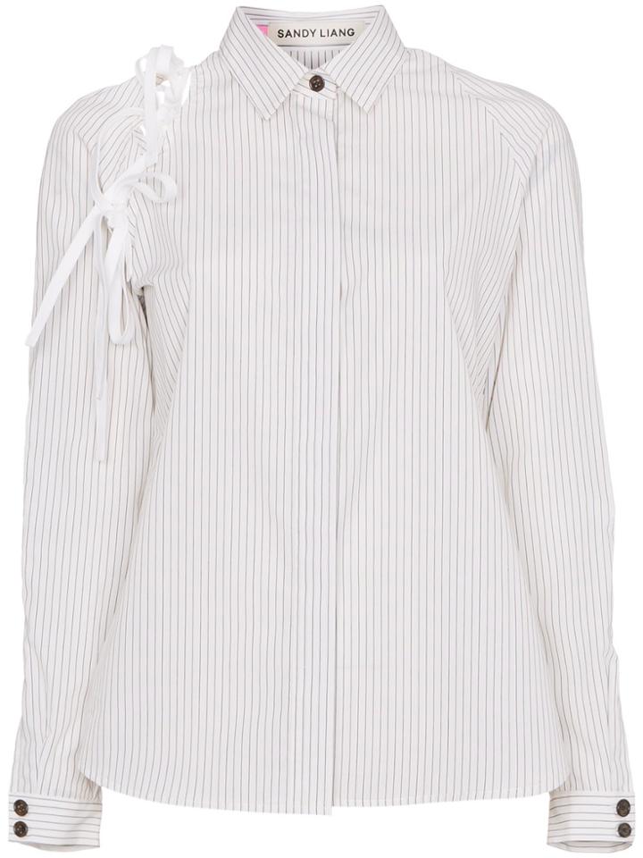 Sandy Liang Lena Cotton Shirt - White