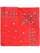Amiri Patterned Scarf - Red