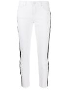 Escada Sport Side Stripe Skinny Jeans - White
