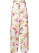 Amur Floor Length Floral Skirt - Multicolour