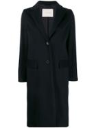 Mackintosh Dornie Navy Storm System Cashmere Chesterfield Coat