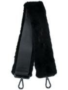 Max Mara Fur Shoulder Strap - Black