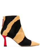 Wandler Wandler Linaboot Beige Zebra-fiery Red - Black
