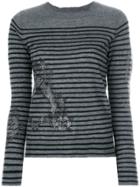Zadig & Voltaire Striped Jumper - Grey