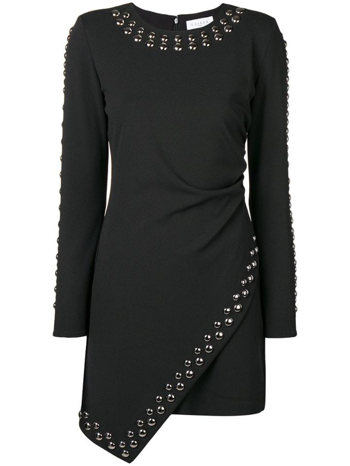 Gaelle Bonheur Studded Mini Dress - Black