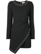 Gaelle Bonheur Studded Mini Dress - Black