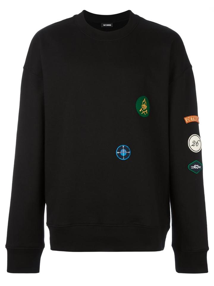 Raf Simons Badge Detail Sweatshirt