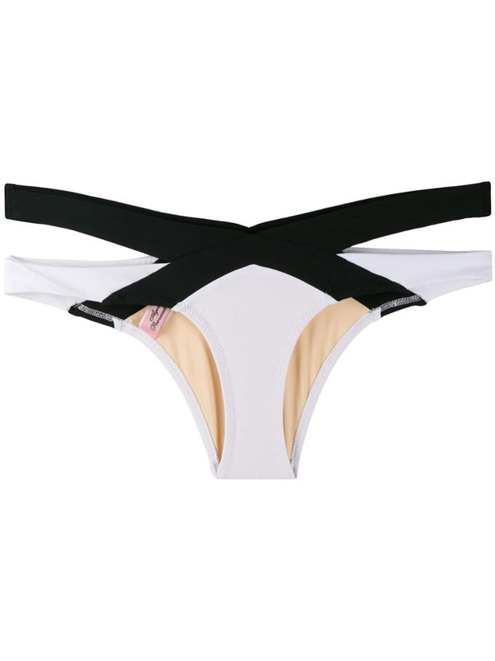 Agent Provocateur Mazzy Bikini Bottoms - White