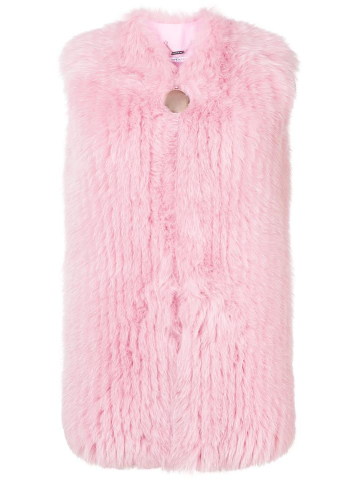 Givenchy Longline Gilet - Pink & Purple