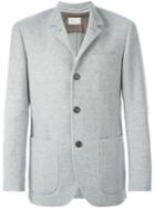 Brunello Cucinelli Cashmere Triple Button Blazer, Men's, Size: Xl, Grey, Cotton/cupro/cashmere
