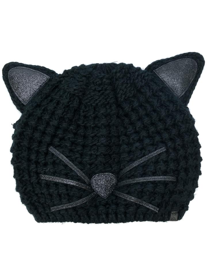 Karl Lagerfeld Choupette Beanie - Black