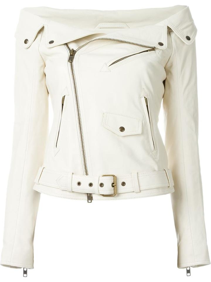 Faith Connexion Off-shoulder Biker Jacket