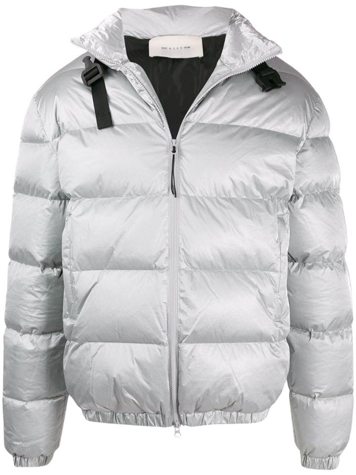 1017 Alyx 9sm Zipped Down Jacket - Silver