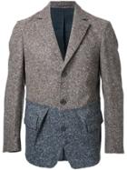 Wooster + Lardini Flap Pockets Knit Blazer - Grey