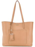 Prada Patch Pocket Tote Bag - Brown