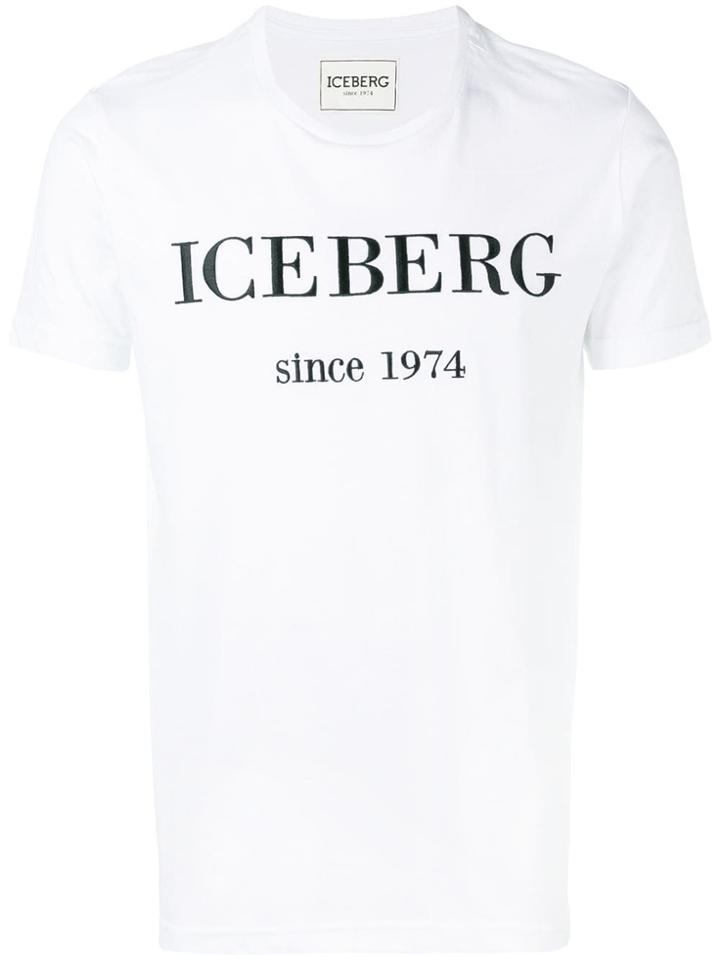 Iceberg Embroidered Logo T-shirt - White