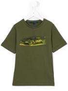 Aston Martin Kids Car Print T-shirt, Boy's, Size: 6 Yrs, Green