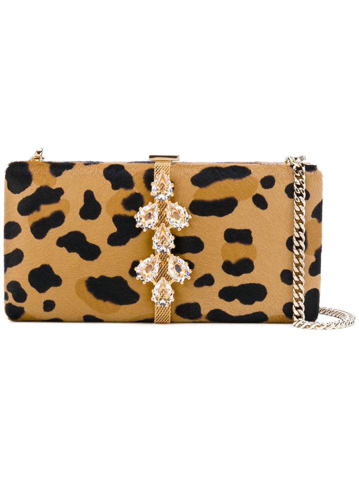 Dsquared2 Jewelled Clutch Bag - Nude & Neutrals