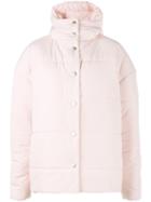 A.w.a.k.e Hooded Puffer Jacket, Women's, Size: Small, Pink/purple, Polyethylene