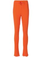 Marques'almeida Ribbed Skinny Trousers - Yellow & Orange