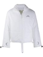 A-cold-wall* Logo Zipped Jacket - White