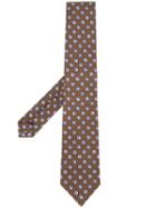 Errico Formicola Dotted Tie - Brown