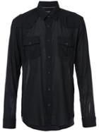 Osklen - Travel Shirt - Men - Cotton/spandex/elastane - M, Black, Cotton/spandex/elastane