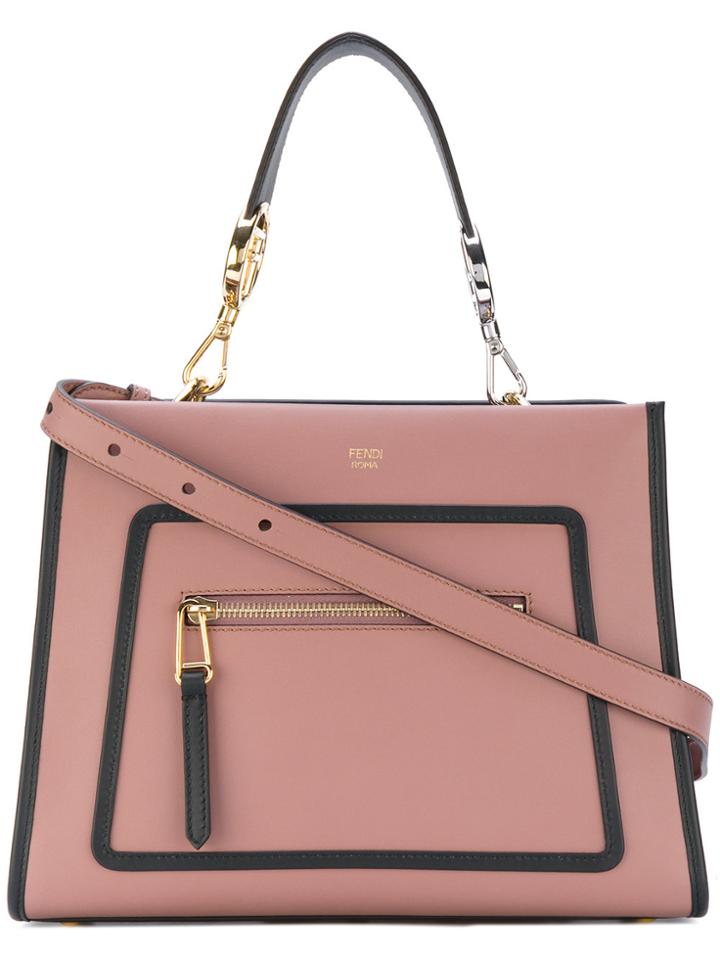 Fendi Runaway Tote Bag - Pink & Purple