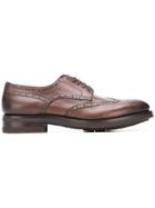 Santoni Thick Sole Brogues - Brown